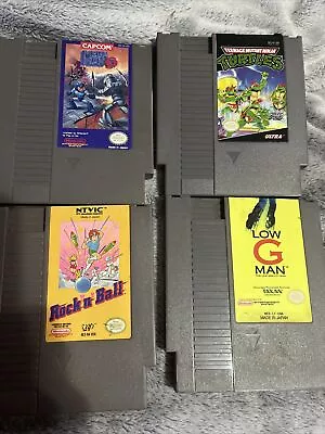 NES Lot Gravity Man Mega Man 3 Ninja Turtles Rock-n- Ball • $58.87