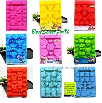 Disney Silicone Ice Cube Tray Muffin Baking Pan Dessert Candy Jelly Cookie Mold  • £21.20