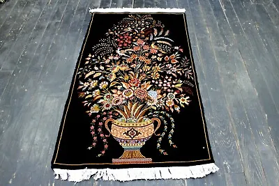 3.9x2.4 Unbelievable Mint 400+kpsi 50raj Hand Knotted Silk Tabrizz Painting Rug • $1.25