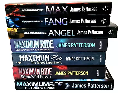 Maximum Ride Series By James Patterson 8 X Paperback Books YA Sci Fi Fantasy • $43.65