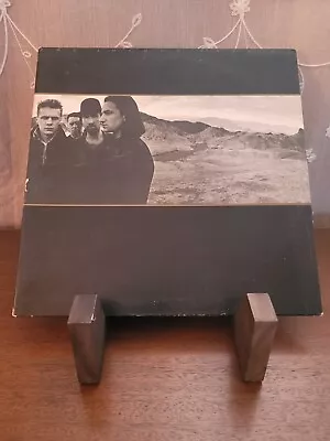 U2  The Joshua Tree Vinyl LP Gatefold W/Lyric Poster 1987 Island Records 90581 • $48
