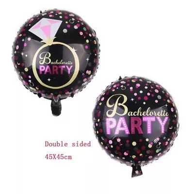1pc 45X45cm Bachelor Party Balloon Decoration Bride To Be Bridal Shower Hen's • $4.95