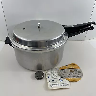 Large Mirro Matic Pressure Cooker 6-Quart M-0296 Jiggler Weight & Tray • $44.99