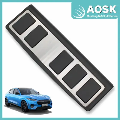 AOSK Compatible With 2021 2022 2023 Mustang Mach-E Foot Rest Dead Pedal Cover • $19.99