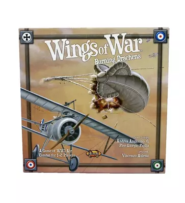 Wings Of War Burning Drachens WWII Air Combat Board Game - UNPUNCHED With Promo • $59.99