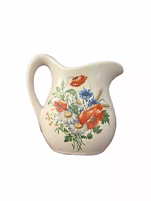 Beautiful Small Vintage McCoy Poppy Floral Creamer/Pitcher • $16.99