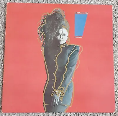 Janet Jackson Control 1986 Vinyl Album LP Record Electronic Dance Soul R&B 80s • £9