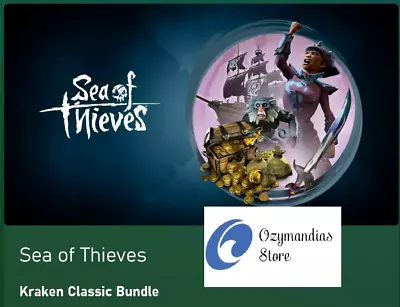 Sea Of Thieves Kraken Classic Bundle Exclusive Xbox/PC Not For STEAM • $10.99