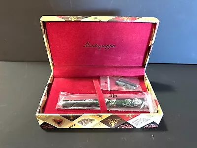 Montegrappa HBO Game Of Thrones Fountain Pen - Fine Nib - Lannister WITH CASE • $160