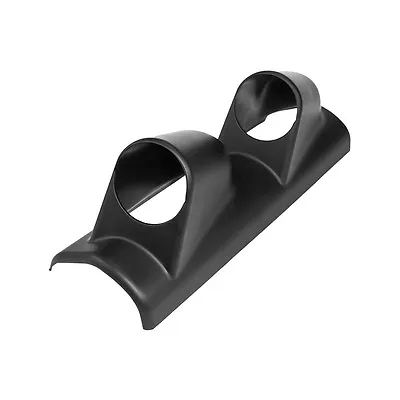 2 Inch 52mm 2 Dual Hole A-Pillar Gauge Meter Dash Mount Pod Holder Black Plastic • $13.64