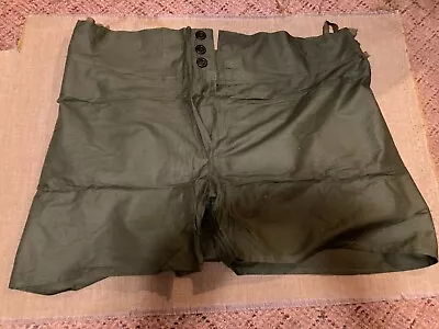 British Army WWII-Korean War Button Fly Jungle Green Cotton Boxer Shorts NOS New • $14.99