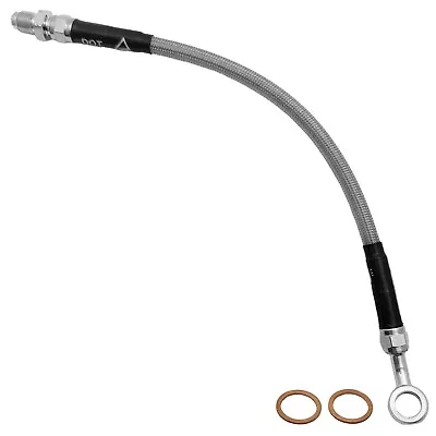 S/S Braided Front Upper ABS Brake Hose BMW K1200RS; 34 32 2 332 447 / Venhill • $51.15