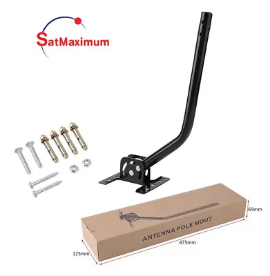 Adjustable Outdoor J Pole Antenna Mount For Roof Balcony Wall Satellite HDTV • $18.99