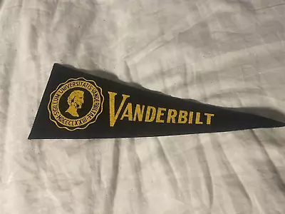 Vintage Vanderbilt UNIVERSITY 10  Mini Pennant • $13.99