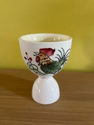 Vintage Rooster Porcelain Hand-painted Double Egg Cup Retro - Made In Japan • $5.99