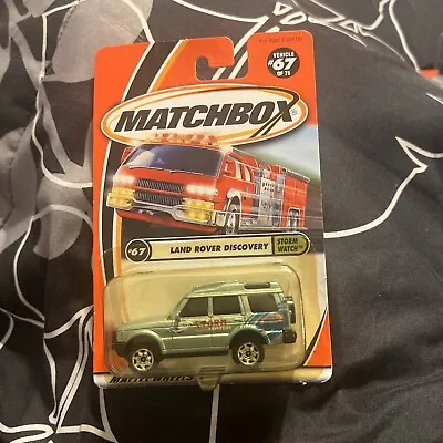 Matchbox Land Rover Discovery #67 (light Blue)  2/5 MBX Storm Watch 2000 • $9