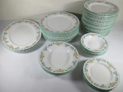 £6.95 • Buy Royal Worcester English Garden Dinner Plates Side Plates Soup Bowls Oval Plates