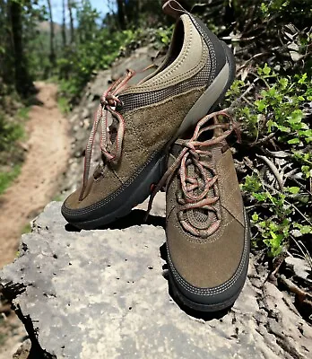 Merrell Hiking Shoes Mimosa Glee Trail Suede Driving Women Sz 9 J46584 Kangaroo • $31.08