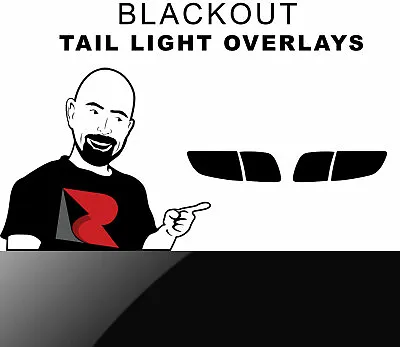 $39.99 • Buy Rtint Tail Light Tint Overlay For Mazda Mazda3 04-09 (Sedan) - Blackout Smo