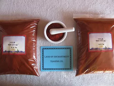 HATCH NEW MEXICO  MILD  RED CHILE POWDER   5 LBS  Fresh  USA SELLER  FREE SHIP   • $46.99