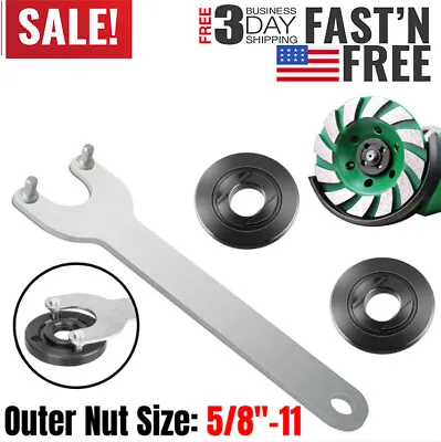 5/8 -11 Flange Lock Nut / Angle Wrench Spanner For Makita For Milwaukee Grinder • $7.69