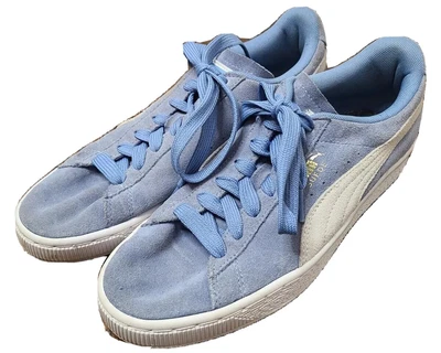 Baby Blue Puma Suede Womens Size 9  • £26.49