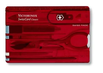 Victorinox Swiss Army Swiss Card 0.7100.T Translucent Red From Japan New • $49.99