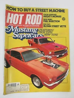 Hot Rod Magazine August 1979 Mustang Supercars Tech Tips How To Mighty Mopars • $14.95