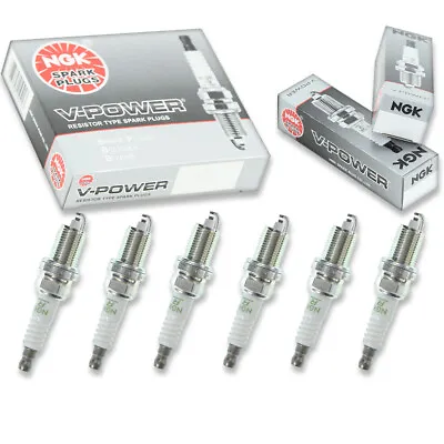 6 Pcs NGK V-Power Spark Plugs For 2002-2012 Jeep Liberty 3.7L V6 - Engine Xk • $21.43