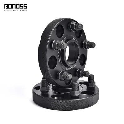 BONOSS 4x 25mm/1'' Black Anodized Wheel Spacers For Mazda Mazda6 III (GJ) 2012- • $400.79