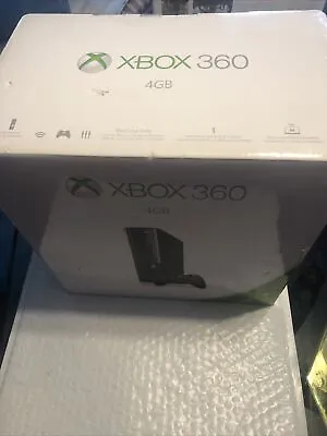 $1800 • Buy Microsoft Xbox 360 E 4 GB Black Mod 1538 Console New Factory Sealed WEAR BOX PIC