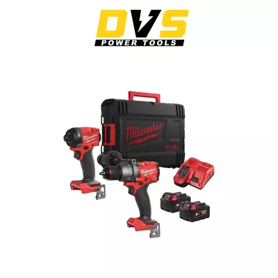 £419.95 • Buy Milwaukee M18FPP2A3-502X Power Tool Kit 2-18V-5Ah Redlithium Batteries 2 Pce