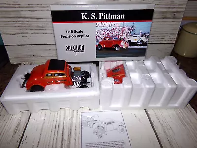 Precision Miniatures K.S. Pittman 1933 Willy's Gasser 1/18 Mint Diecast Car • $171.60