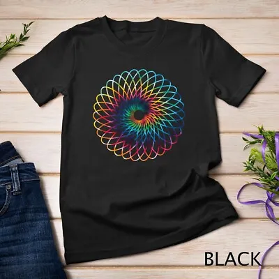 Colorful Sacred Geometry Zip Hoodie - Geometric Hoodie Unisex T-shirt • $16.99