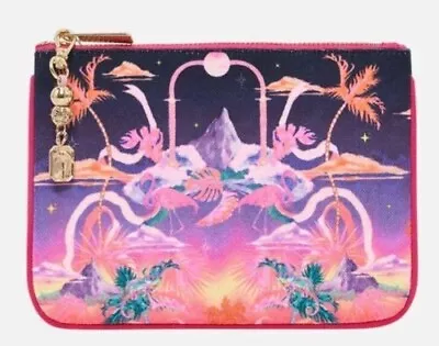 Camilla FLIGHT OF THE FLAMINGO Coin And Phone Purse BNWT • $79