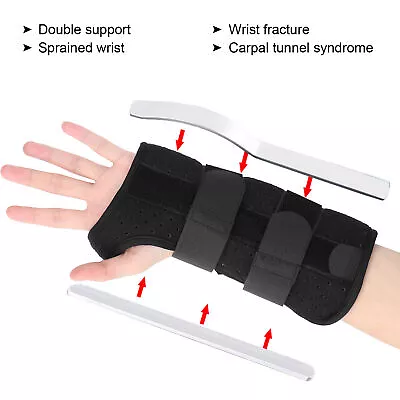 Wrist Brace Pain Relief Wrist Splint For Carpal Tunnel Syndrome(Left Hand L) BLW • £8.36