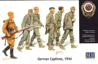 Masterbox 1:35 Scale Model Kit German Captives 1944 WWII Era  MAS3517  • £10.39