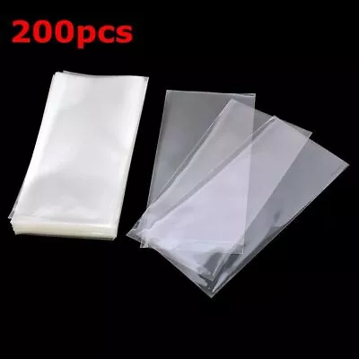 200 PCS Currency Sleeves Paper Money Bill Holder Banknote Storage Protector Case • $9.59