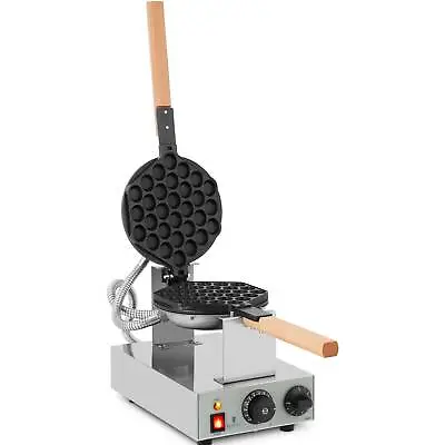 Bubble Waffle Maker Electric Egg Cake Machine  Stainless Steel Non Stick Eggette • £149