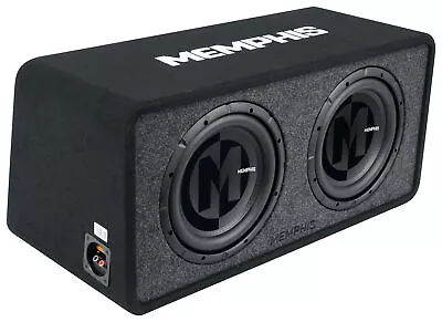 Memphis Audio PRXE12D2 1200 Watt Dual 12  Loaded Subwoofer + Enclosure Box 2 Ohm • $234.95