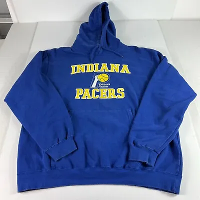 Hardwood Classics Indiana Pacers Basketball Sweatshirt Extra Large Blue Hoodie • $34.99