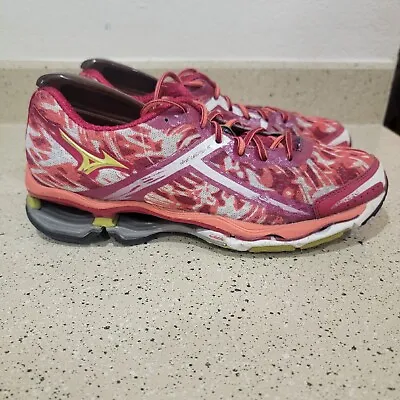 Mizuno Womens Wave Creation 15 410568 8Q41 Red Running Shoes Sneakers Size 10 • $39.99