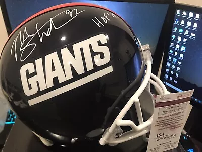 Michael Strahan Full Size Replica Helmet New York Giants Hof 2014 Jsa • $299