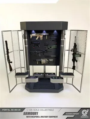 2GOODCO 1/12 Action Figure Armoury Accessories W/ Weapons & Military Equipment • $111.21