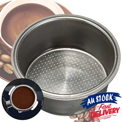 For 51mm Machine Coffee Mesh Filter Basket Reusable Tea Cup Non Pressurized • $10.99