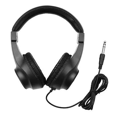 Wired Stereo  Headphones Over-ear Headset W/50mm Driver 6.5mm  R8O1 • £12.67