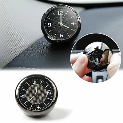 $6.91 • Buy Car Interior Dashboard Clock Decor Air Vent Clock Luminous Pointer Auto Parts