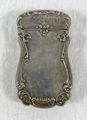 $59.99 • Buy Antique Art Nouveau Sterling Silver Match Safe Vesta