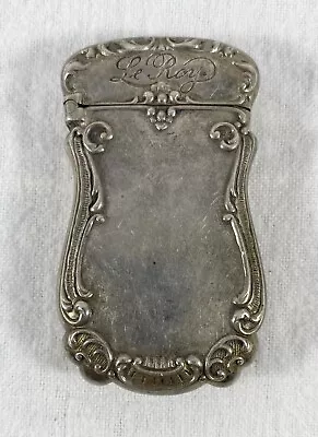 $59.99 • Buy Antique Art Nouveau Sterling Silver Match Safe Vesta