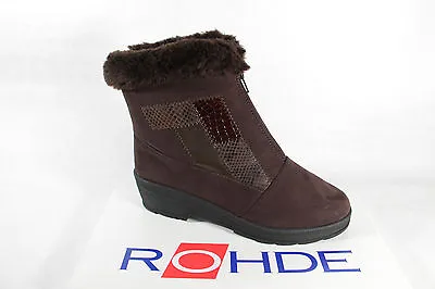 £88.37 • Buy Rohde Women's Boots Ankle Boots Winter Boots Braun Sympatex New